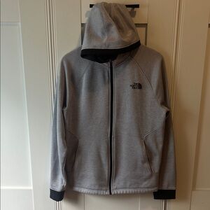 The North Face Gray Full-Zip Hoodie